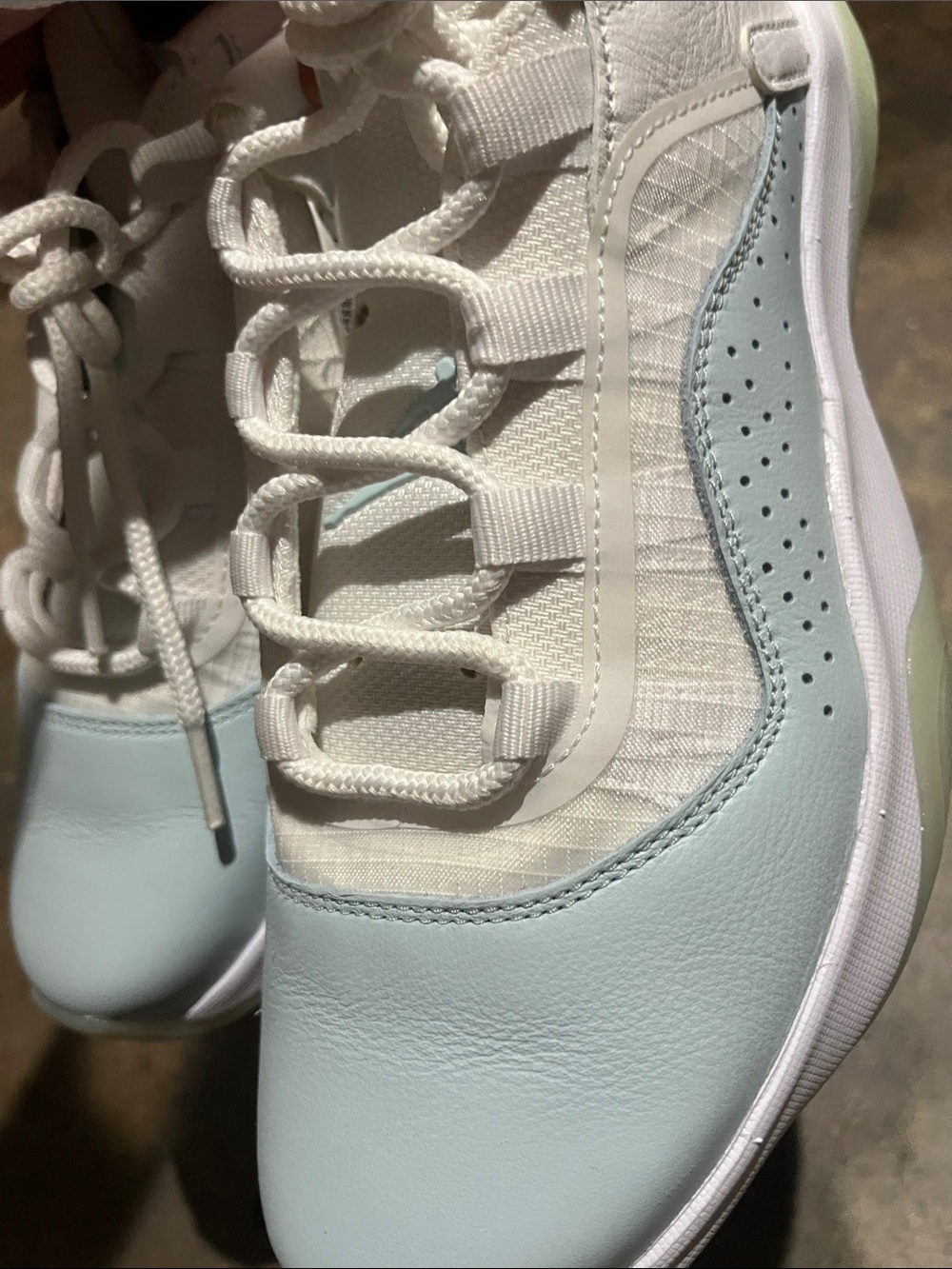 Nike Women’s Low-Top  and Light Blue Nike Air Jordan 11 CMFT DV
